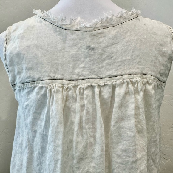 Neesh by DAR White Button-Front Sleeveless Top, Size small - Picture 8 of 11